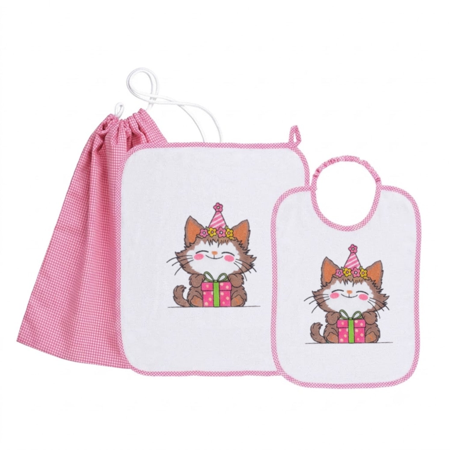 Siggi - Baby Kindergarten Set 3pcs Towel Bag Bib