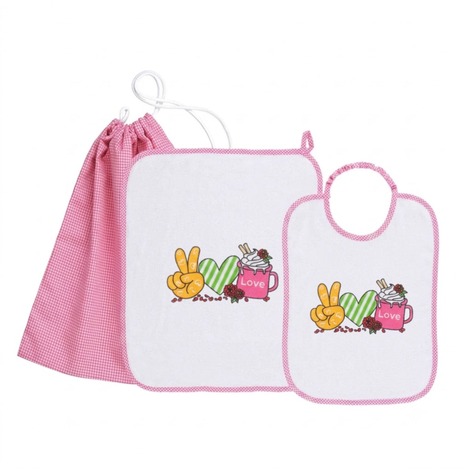 Siggi - Baby Kindergarten Set 3pcs Towel Bag Bib