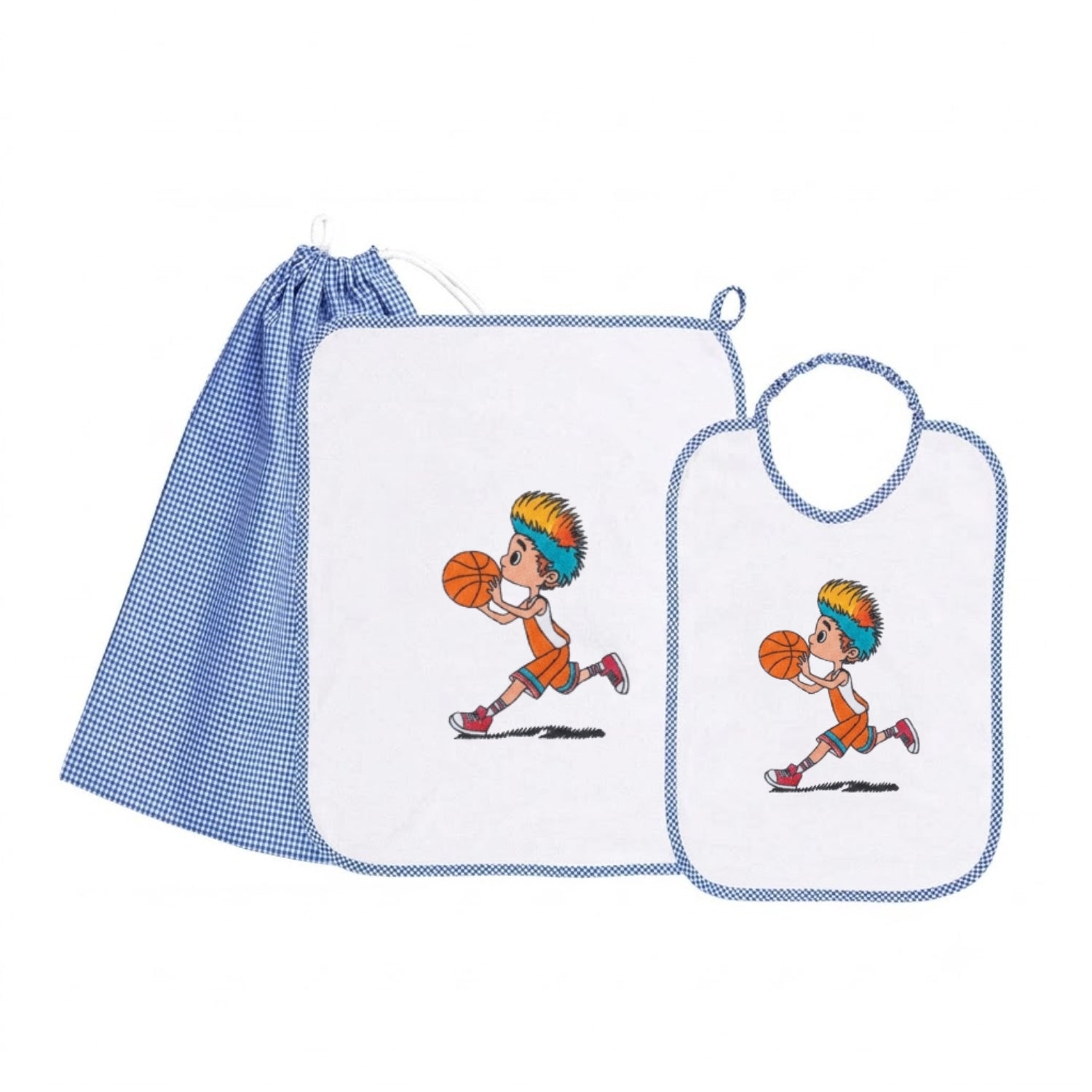 Siggi - Baby Kindergarten Set 3pcs Towel Bag Bib