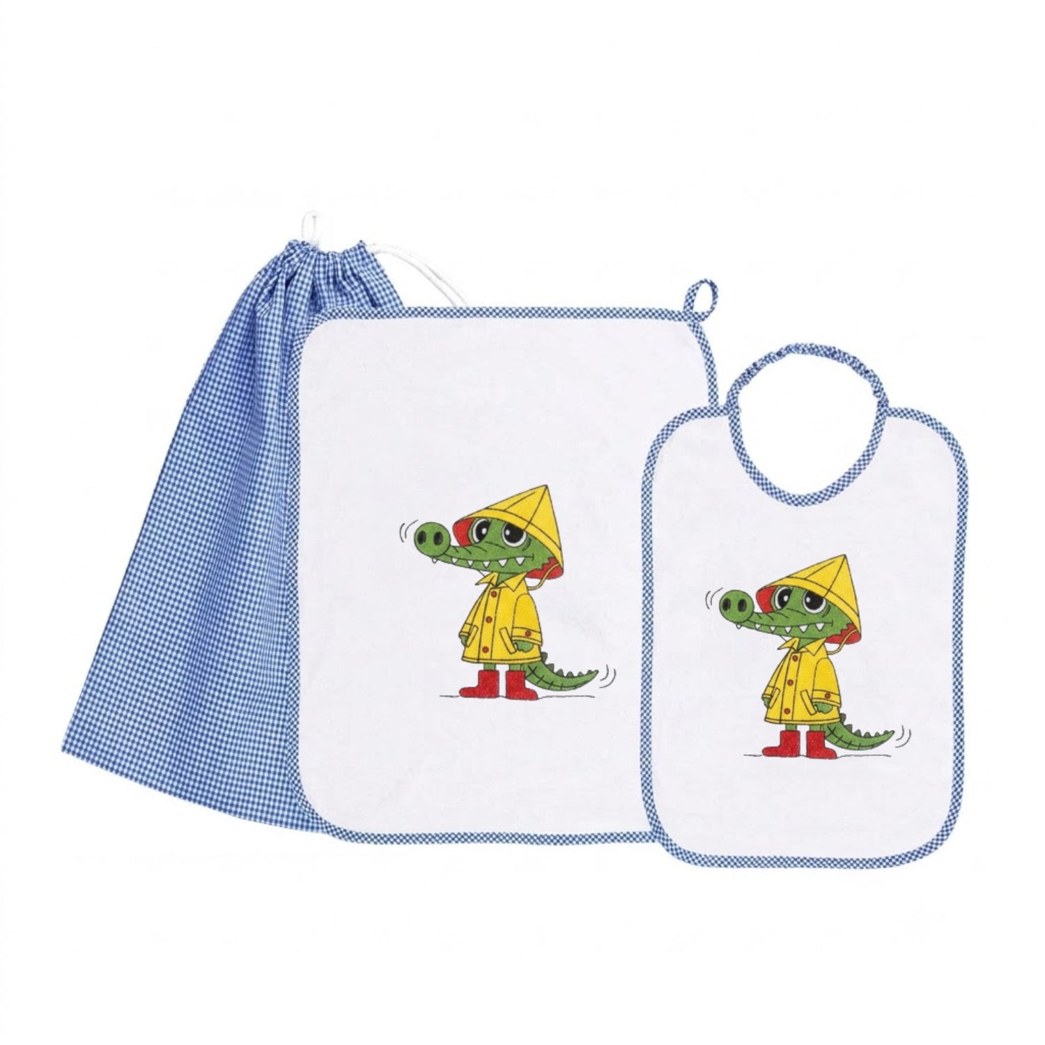 Siggi - Baby Kindergarten Set 3pcs Towel Bag Bib