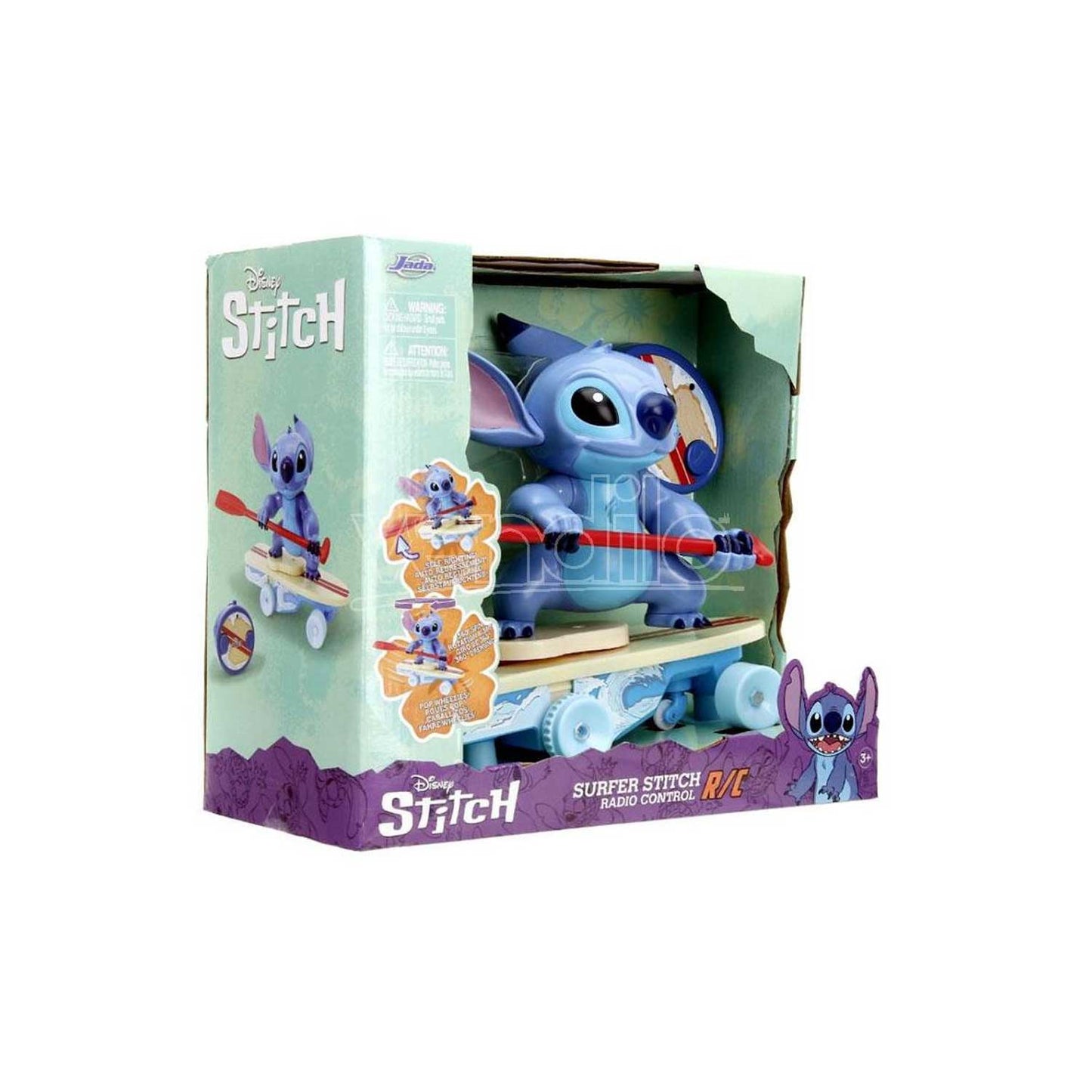 Simba - Jada Disney Stitch Radiocomando Surfer Stitch 25 Cm