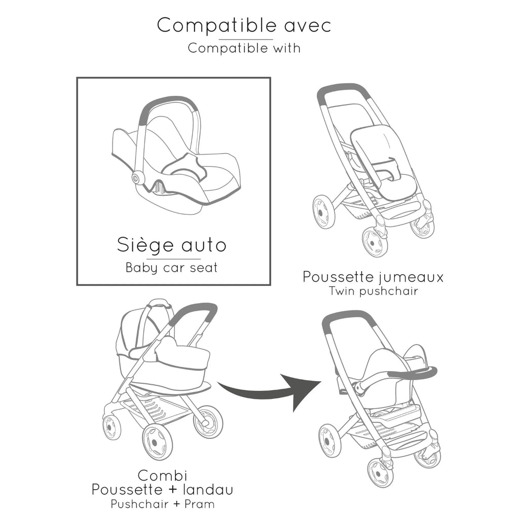 Simba - Smoby Maxi Cosi Seggiolone 3 in 1