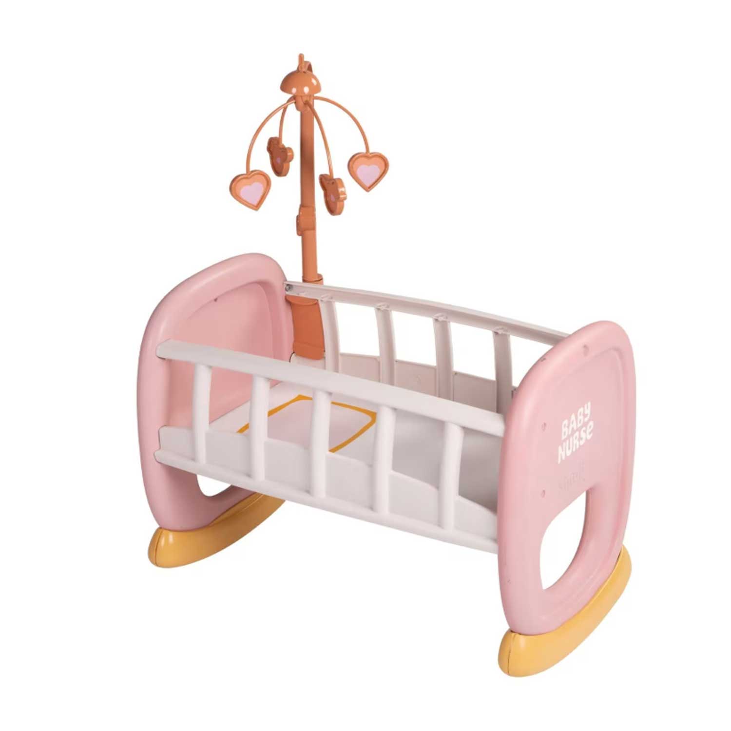 Smoby - Baby Nurse Cradle with Carousel