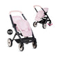Smoby - Maxi Cosi Passeggino Twins Rosa