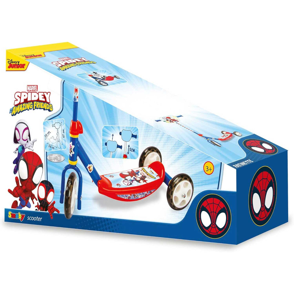 Smoby - Monopattino Tre Ruote Twist Spidey