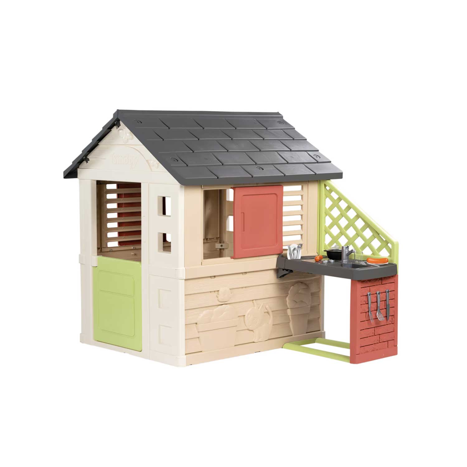 Smoby - Casetta Natura Con Cucina