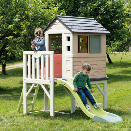 Smoby - Casetta Su Palafitta Con Scivolo