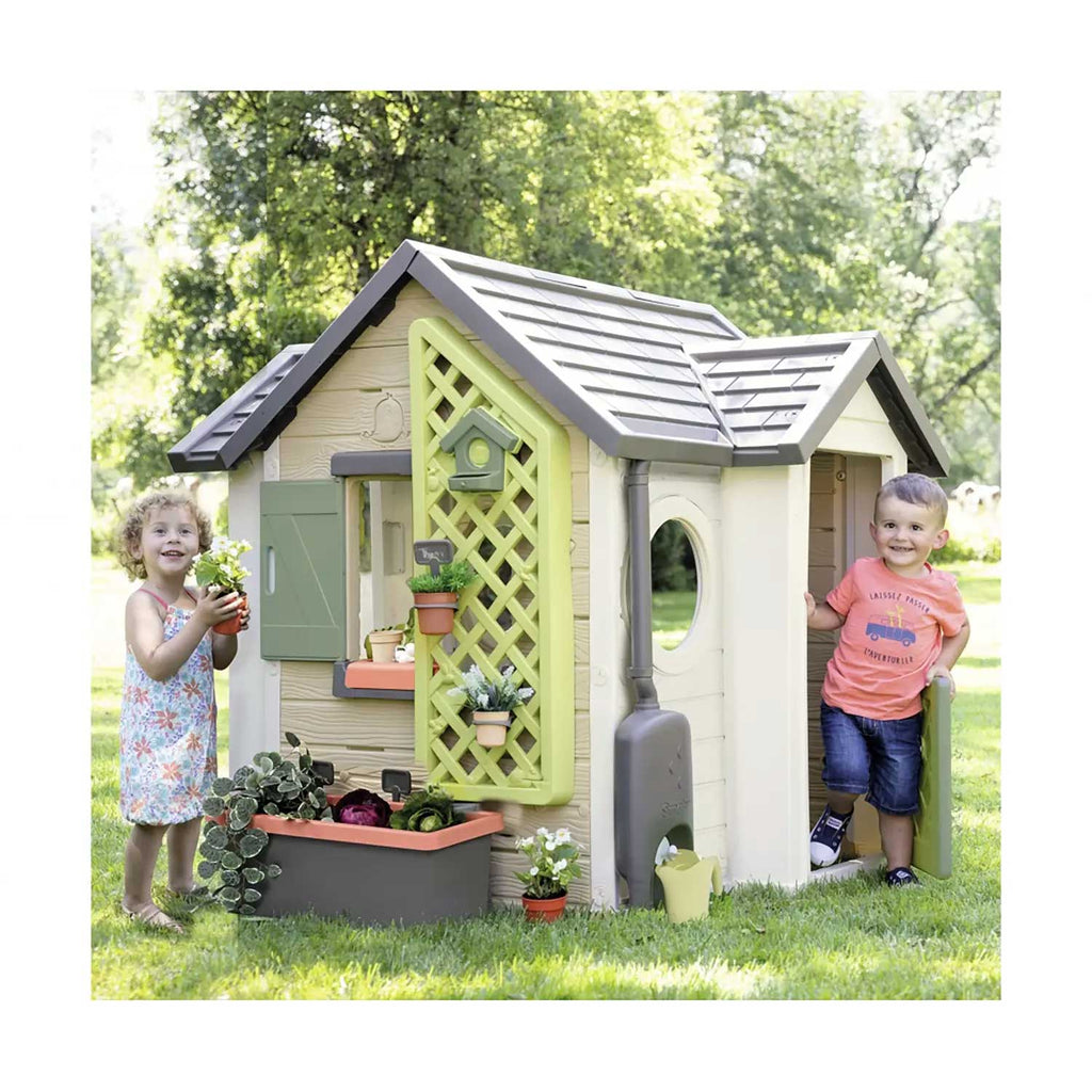 Smoby - Life Garden House Con Accessori Per Il Giardinaggio