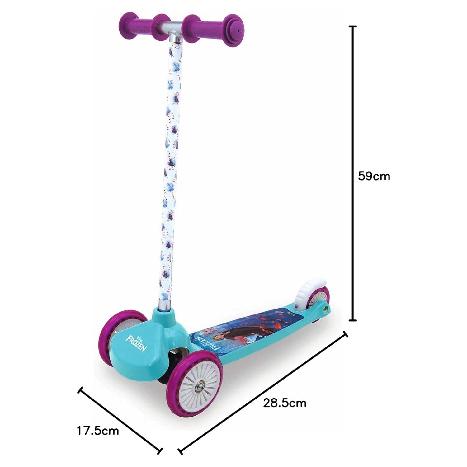 Smoby - Monopattino Tre Ruote Twist Disney Frozen