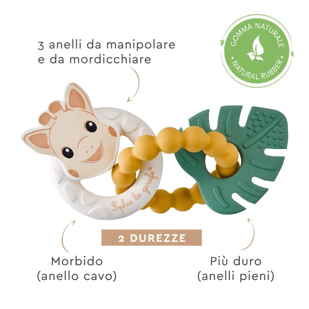 Sophie la girafe - Anello da dentizione Tropic'rings Multicolore