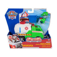 Spin Master - Paw Patrol Veicolo Tematizzato Fire Rescue Rocky
