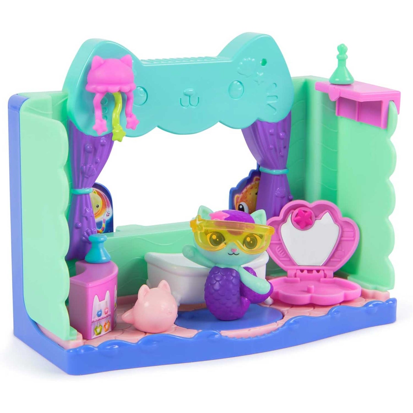 Spin Master - Gabby'S Dollhouse Movie Il Bagno Spa meraviglia di MerCat Playset