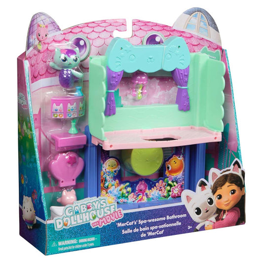 Spin Master - Gabby'S Dollhouse Movie Il Bagno Spa meraviglia di MerCat Playset