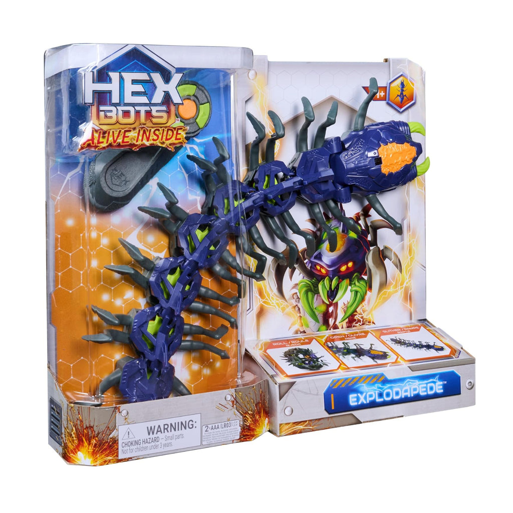 Spin Master - Hex Bots Explodapede Centopiedi telecomandato