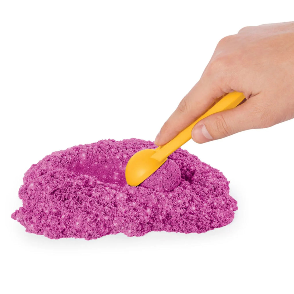 Spin Master - Kinetic Sand Playset Castello Di Sabbia Shimmer Rosa