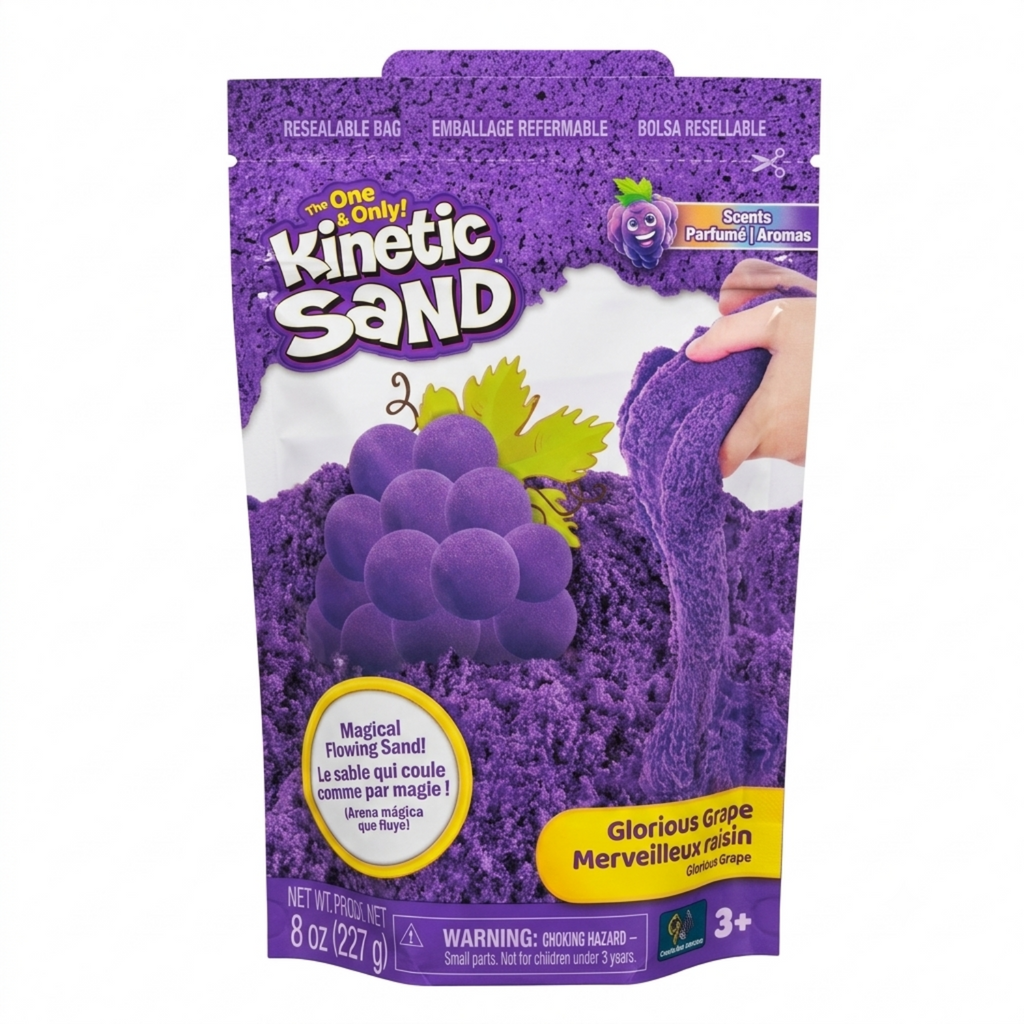 Spin Master - Kinetic Sand Sacchetto Sabbie Profumate