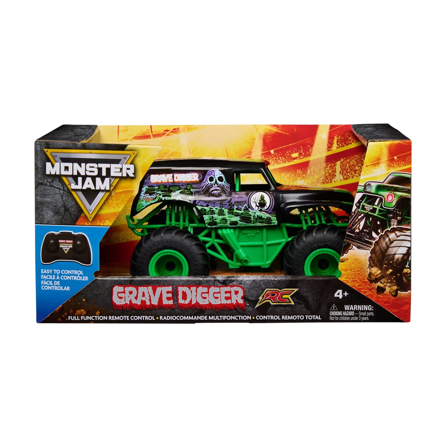 Spin Master - Monster Jam 1:24Th Grave Digger Rc