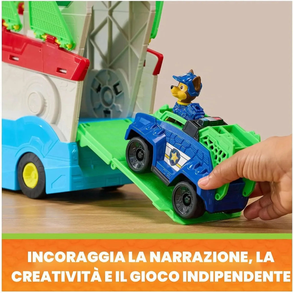 Spin Master - Paw Patrol Dino Movie Patroller Trasformabile