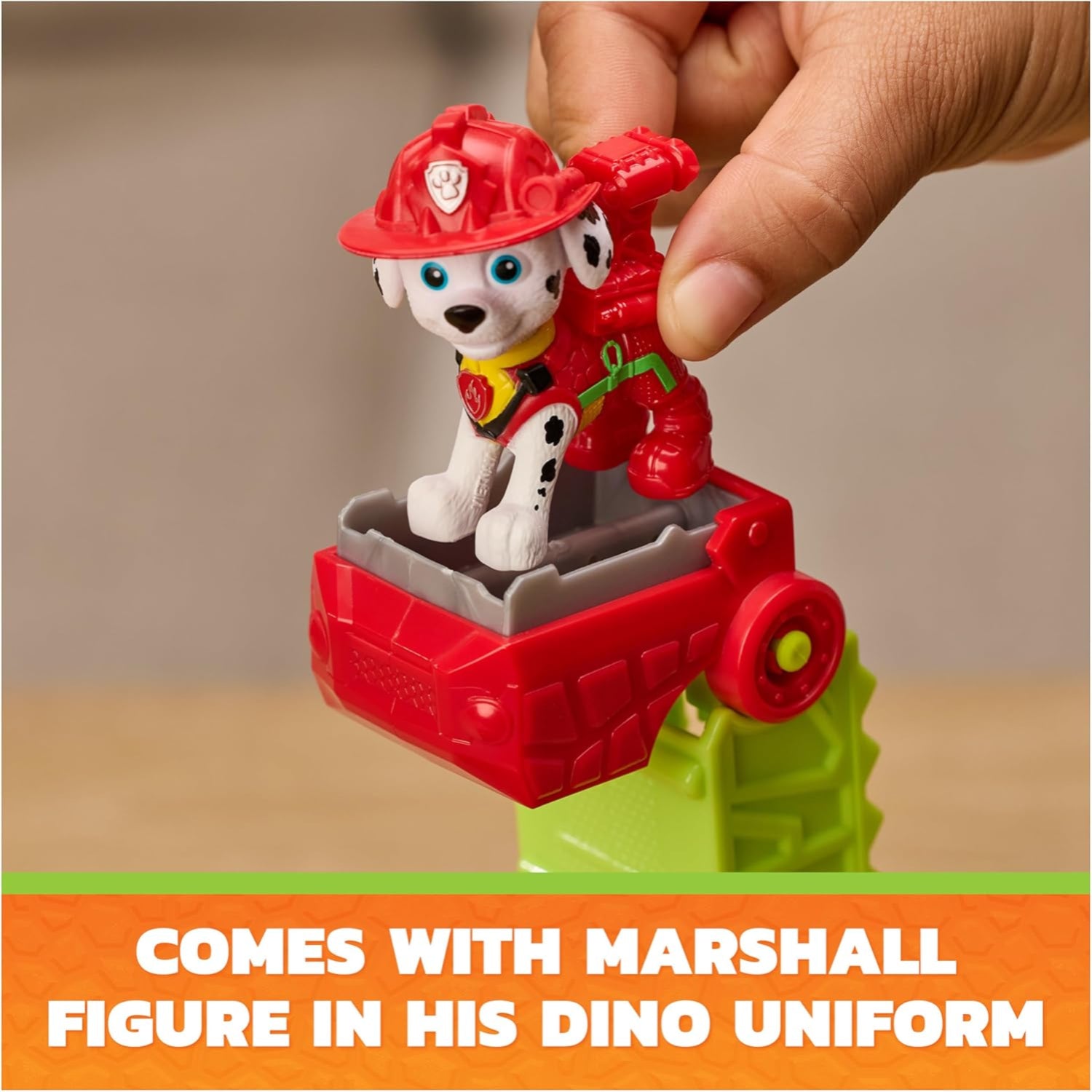 Spin Master - Paw Patrol Dino Movie Veicolo Deluxe Marshall