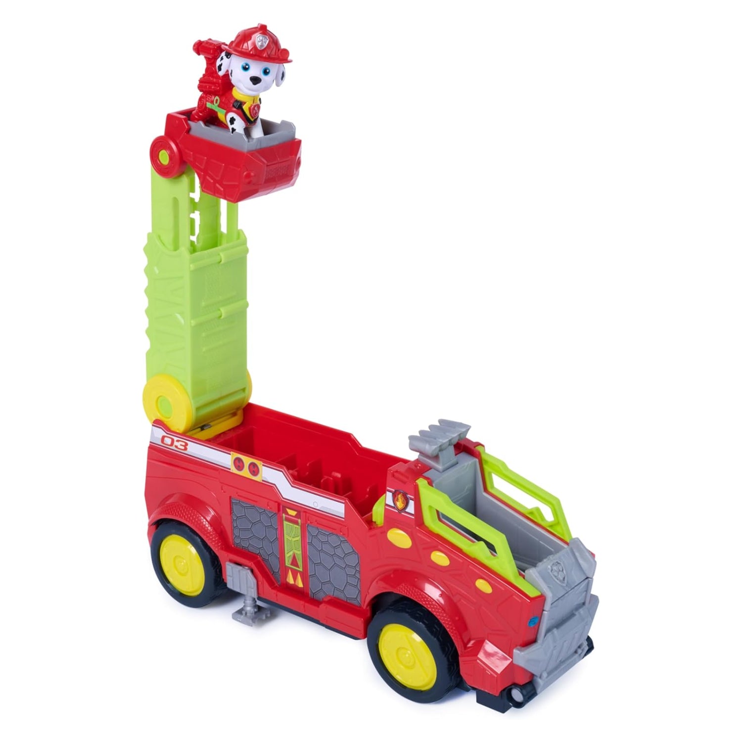 Spin Master - Paw Patrol Dino Movie Veicolo Deluxe Marshall