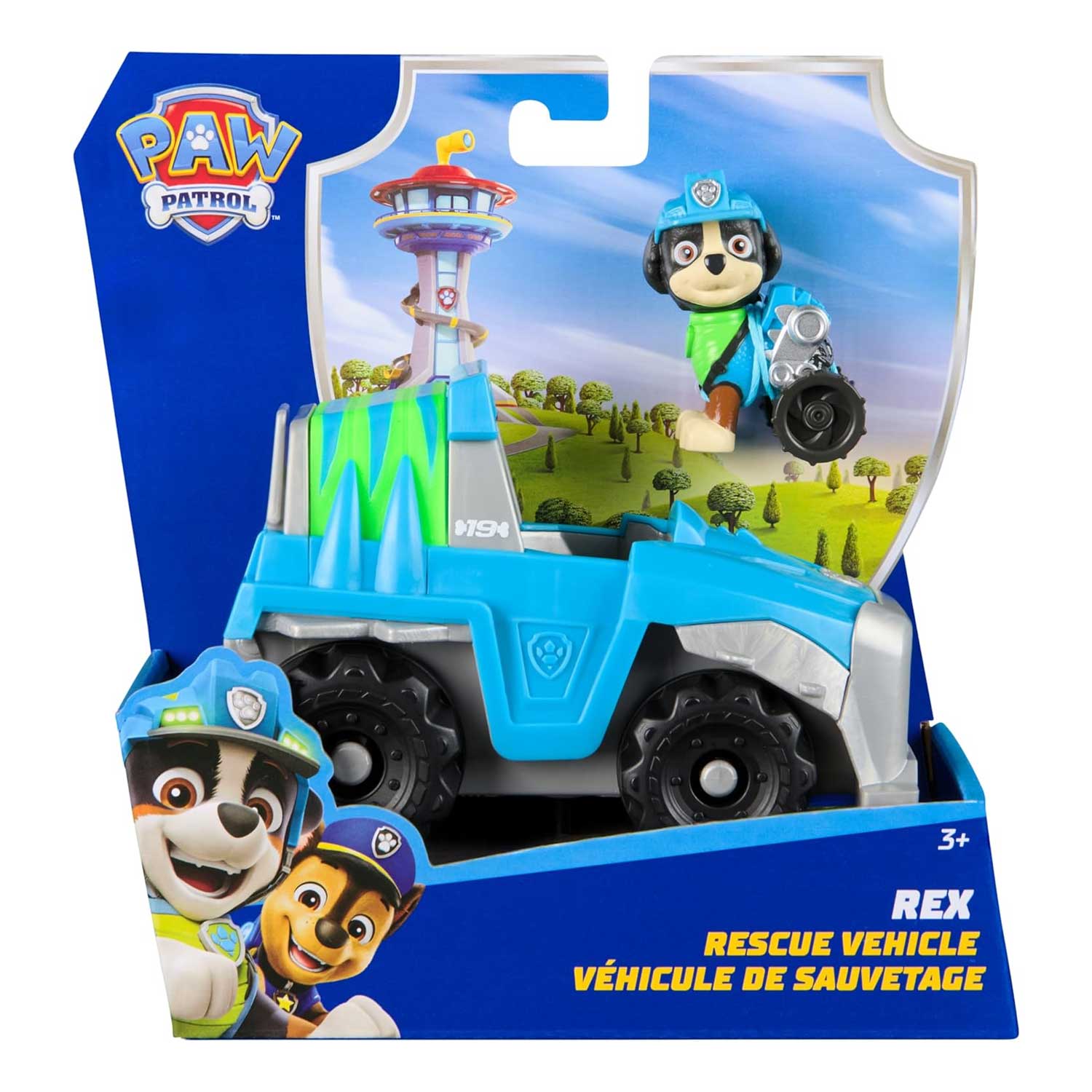 Spin Master - Paw Patrol Veicolo Base Rex