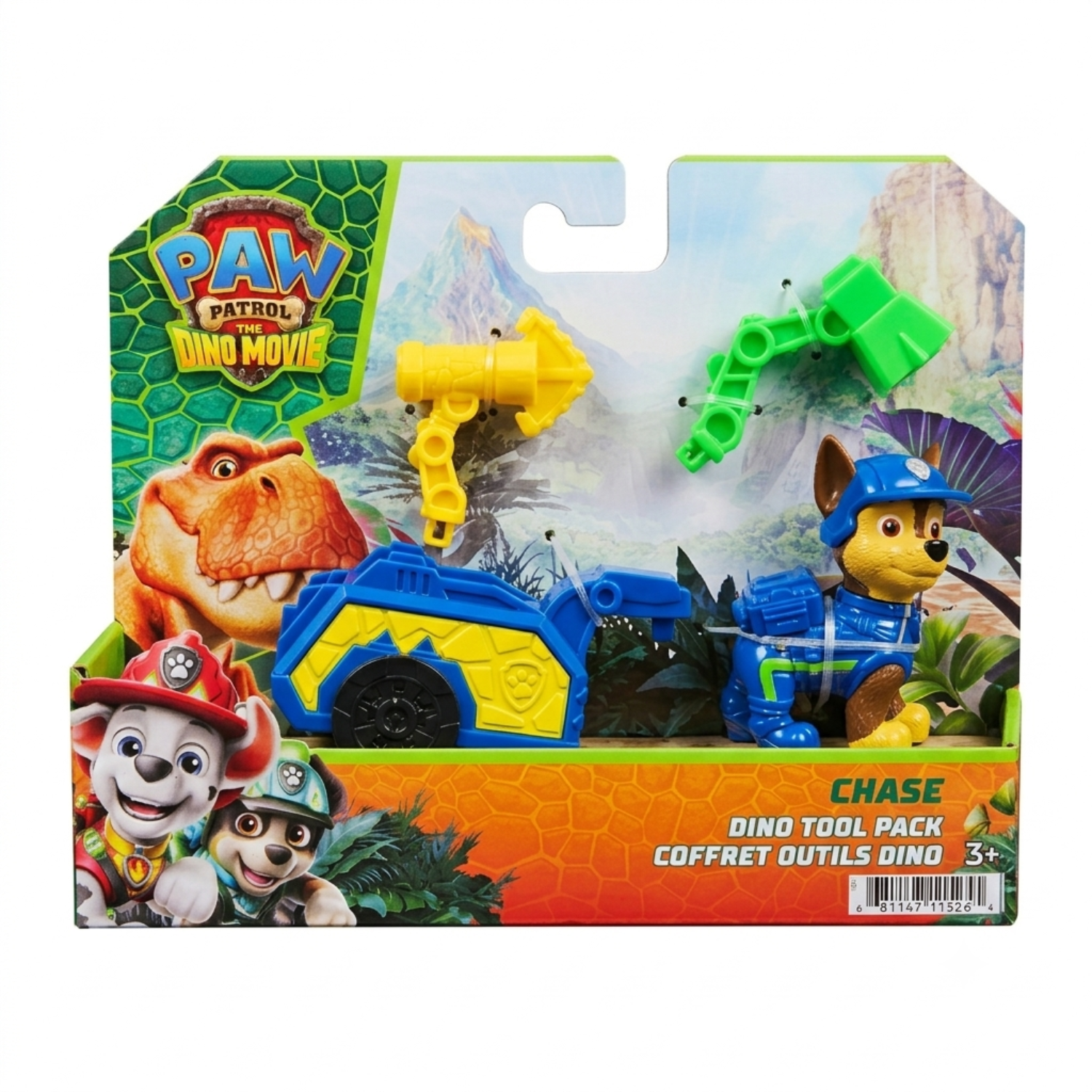 Spin Master - Paw Patrol Dino Movie Cuccioli Con Accessorio