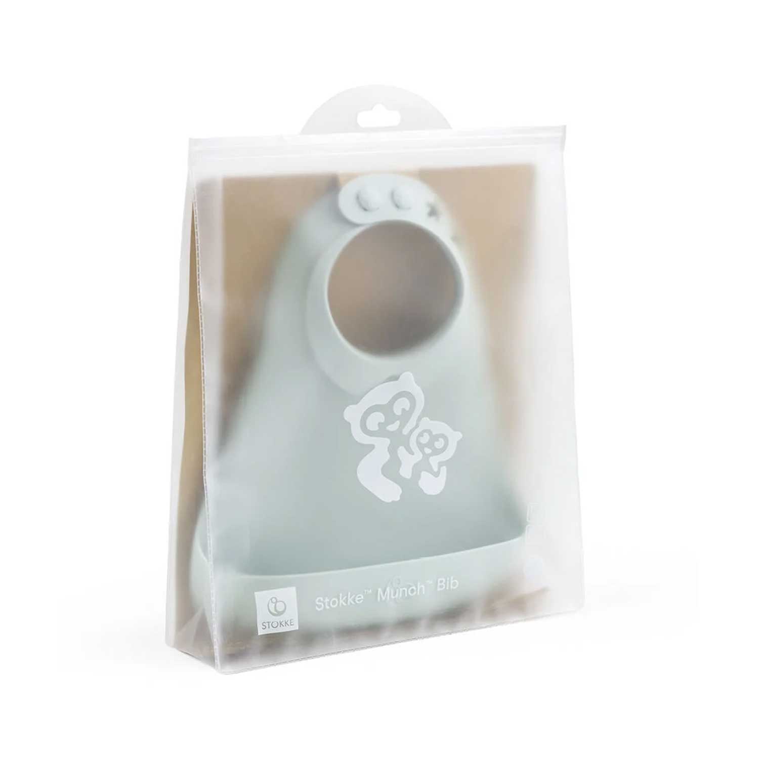 Stokke Munch Bib - Bavaglio in morbido silicone