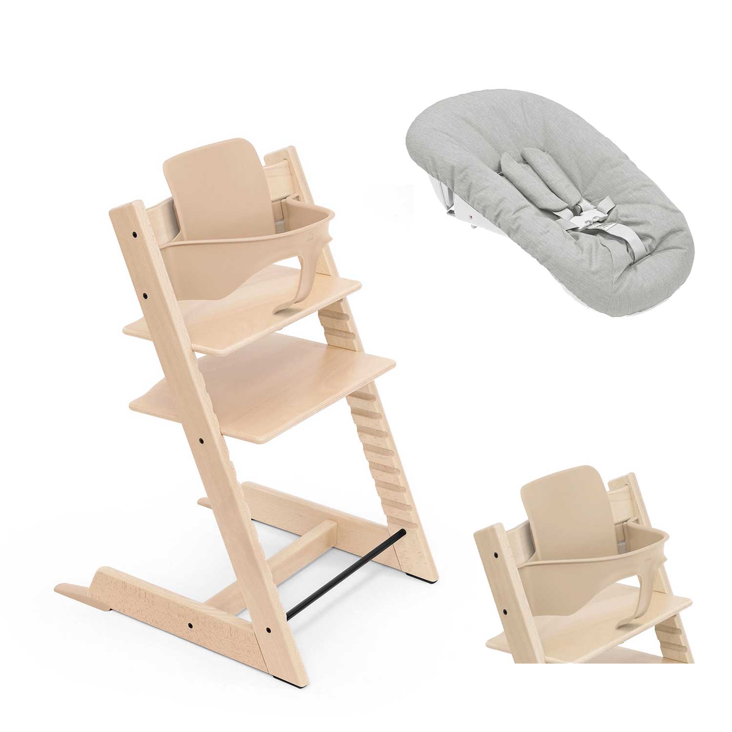 STOKKE - Sedia Tripp Trapp + Baby Set² + Newborn Set