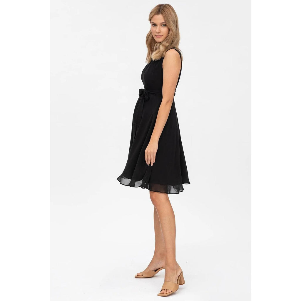 TAMIGI - Abito Premaman in Chiffon Nero