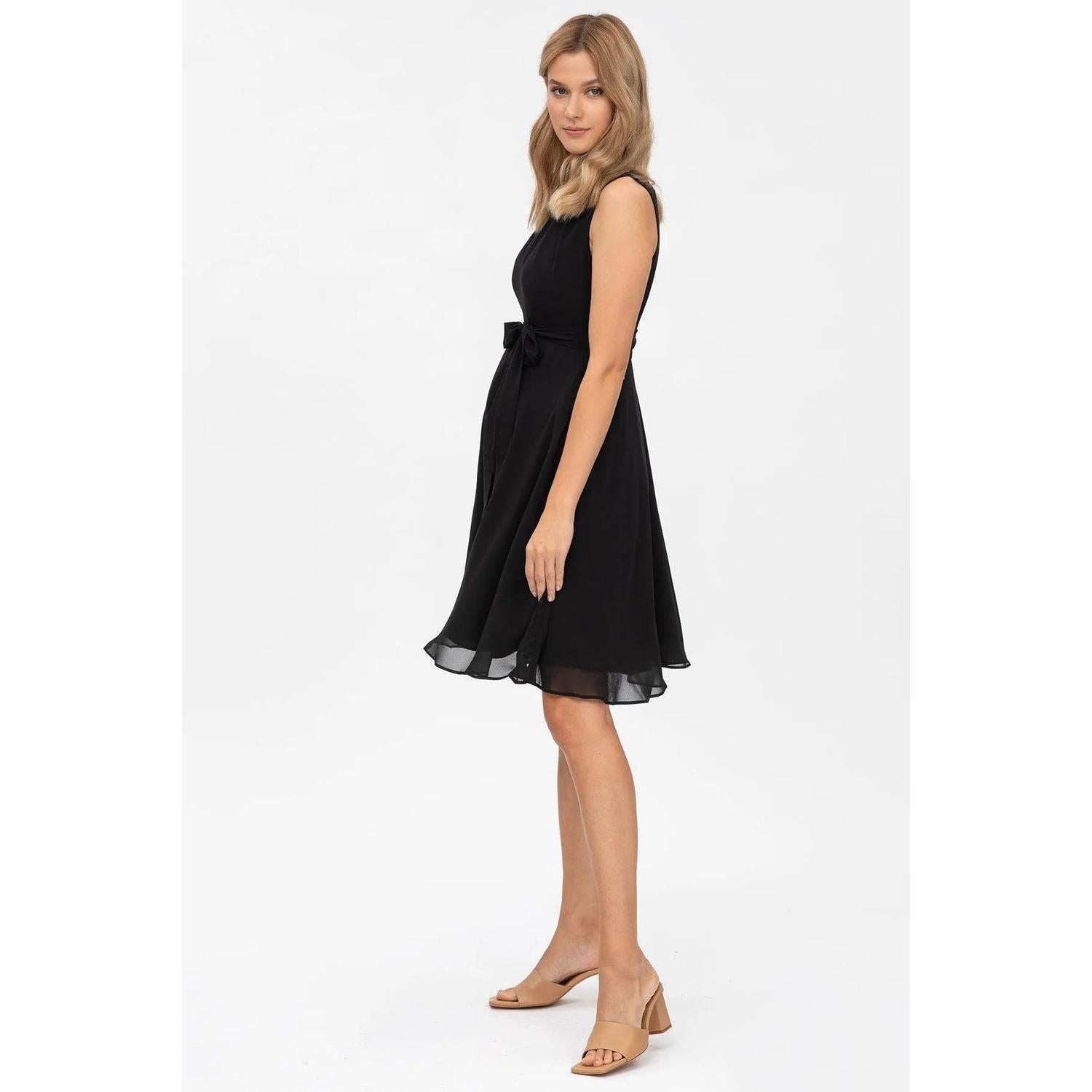 TAMIGI - Abito Premaman in Chiffon Nero