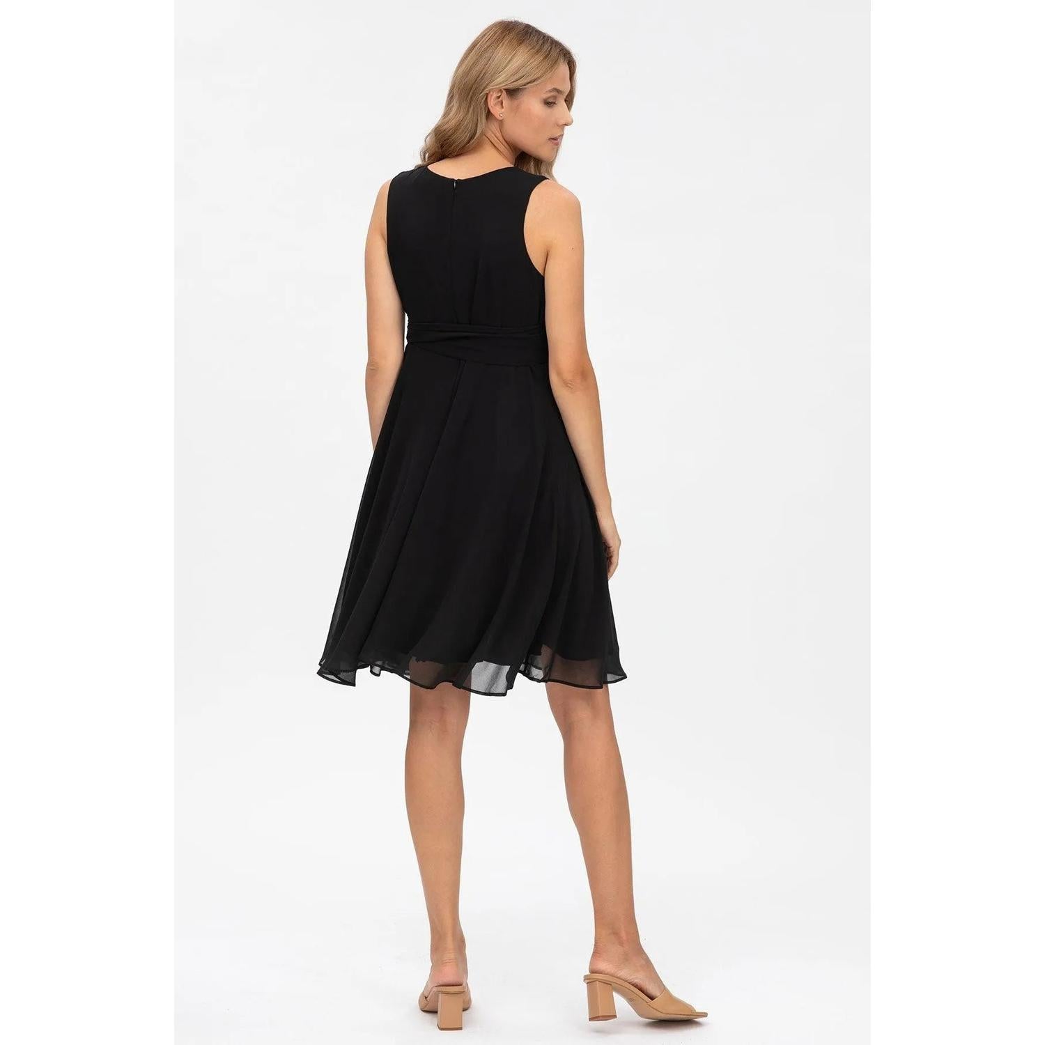 TAMIGI - Abito Premaman in Chiffon Nero