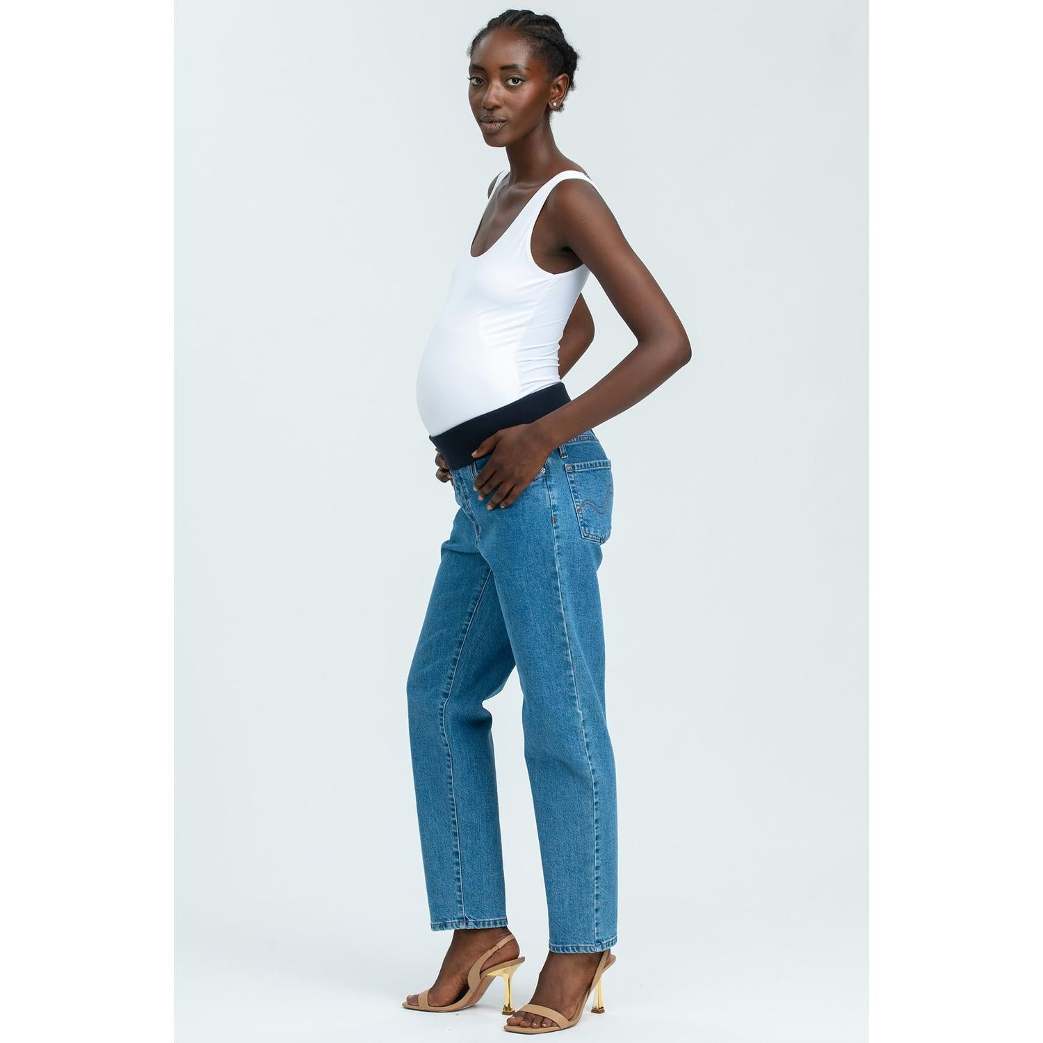 TAPERED JEANS W027 - Jeans Premaman