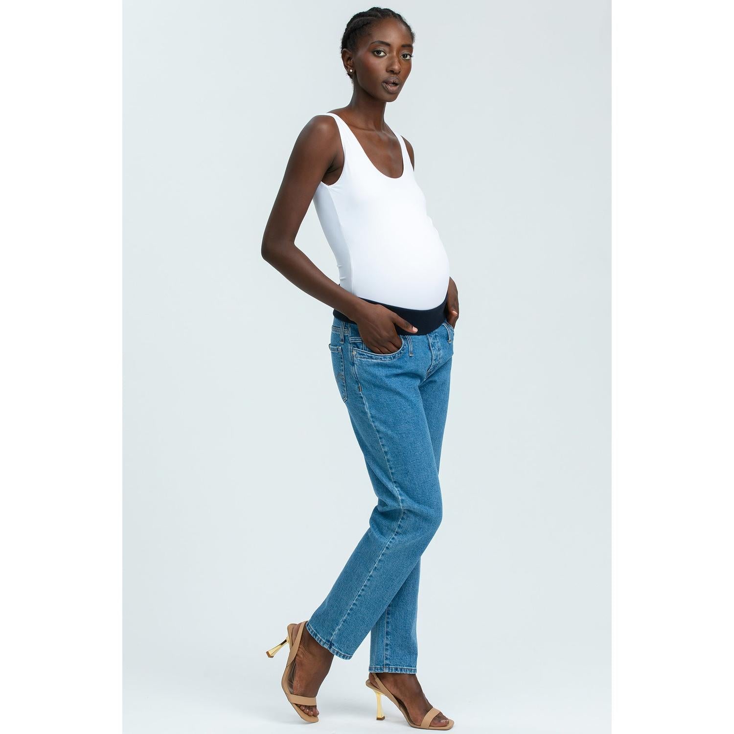 TAPERED JEANS W027 - Jeans Premaman