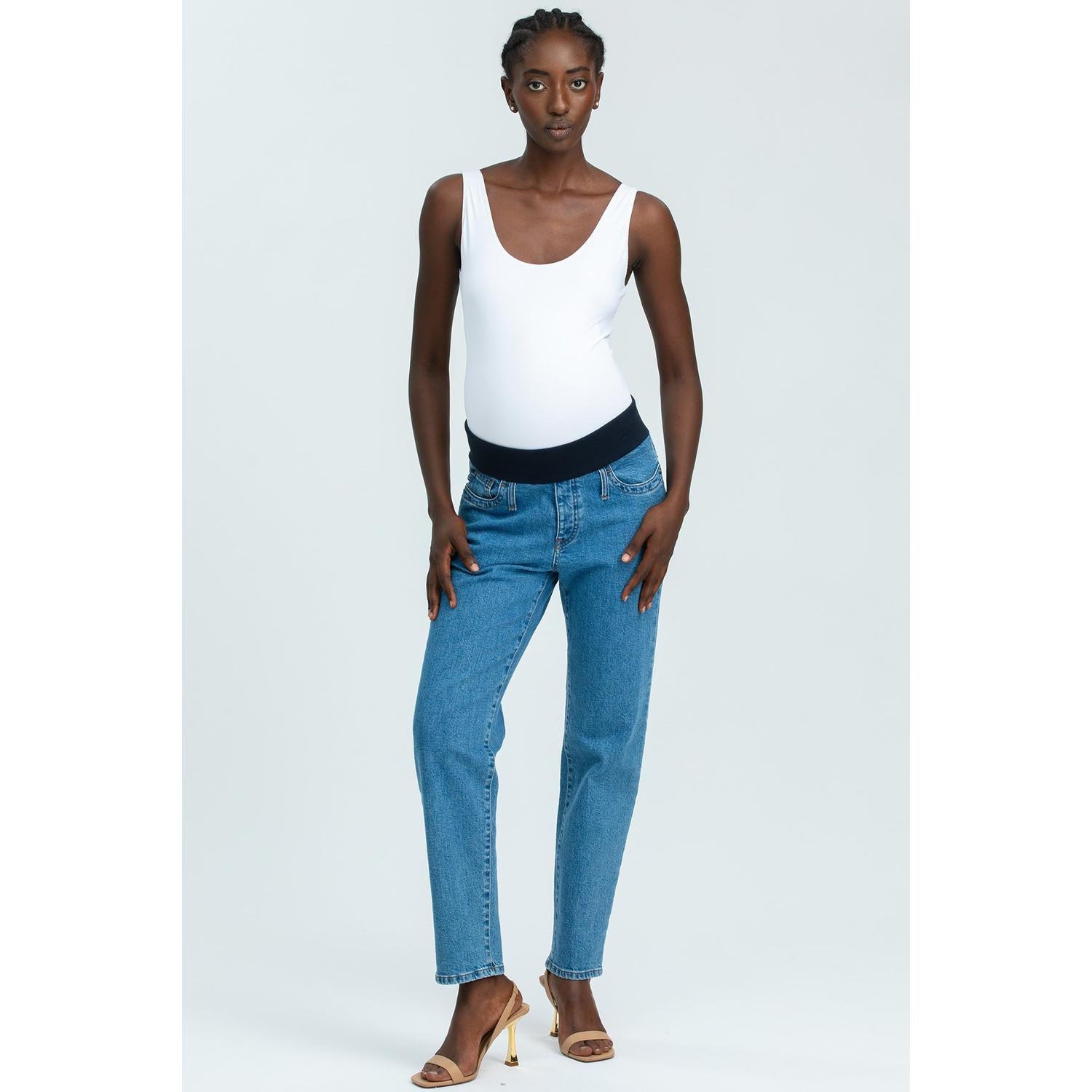 TAPERED JEANS W027 - Jeans Premaman
