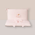 Set piumone e paracolpi Puccio rosa per culletta ovale