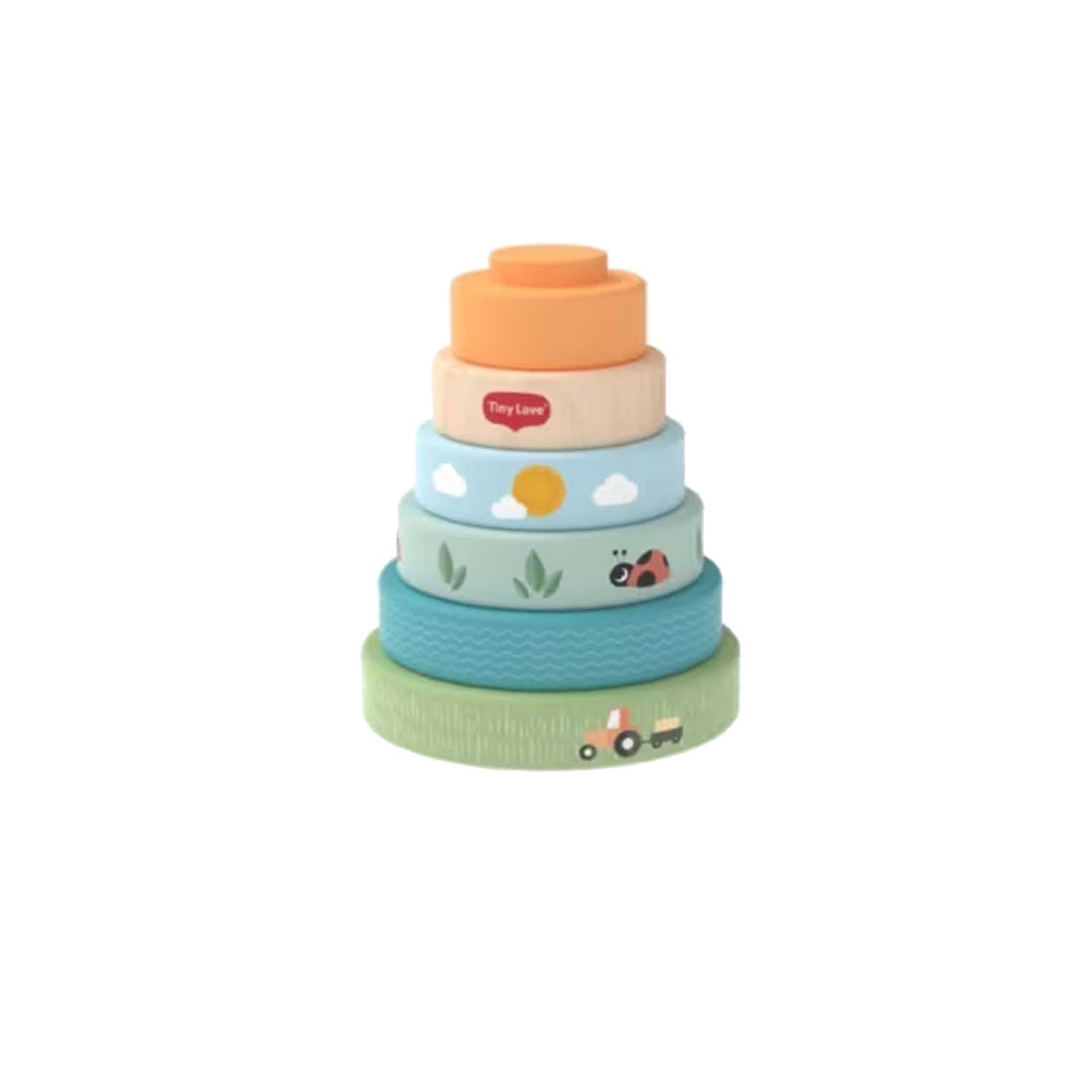 Tiny Love - Wooden Stacking Tower Farmers
