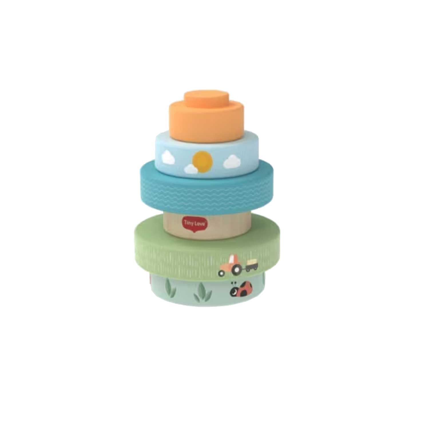 Tiny Love - Wooden Stacking Tower Farmers