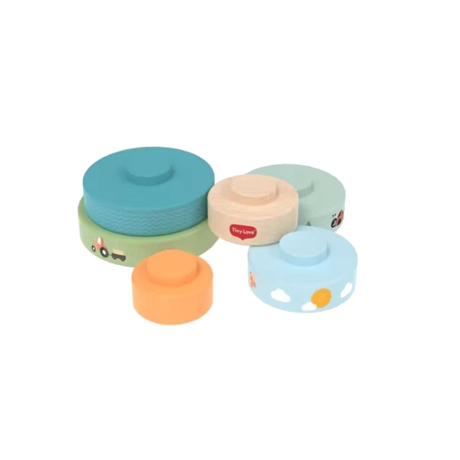 Tiny Love - Wooden Stacking Tower Farmers