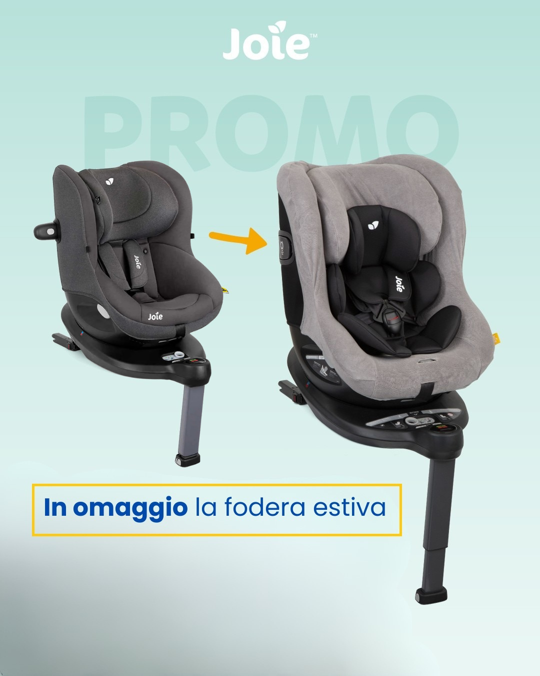 Joie - Seggiolino auto I Spin 360 Isize + omaggio summercover