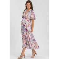 VALENTINA Q183 - Maxi Abito Premaman Stampato