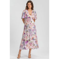 VALENTINA Q183 - Maxi Abito Premaman Stampato