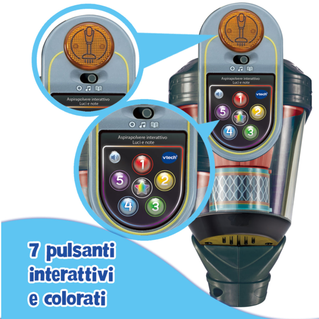 Vtech - Aspirapolvere interattivo Luci e note