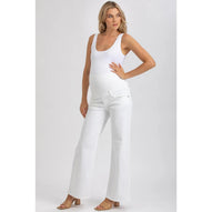 WIDE LEG - Jeans Premaman Bianchi a Gamba Larga