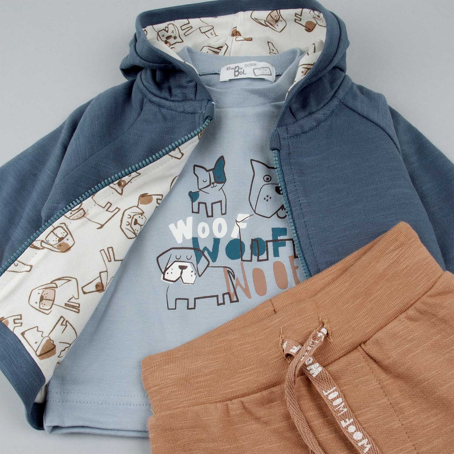 Wonderlife - Completo Bimbo 3 Pezzi Woof