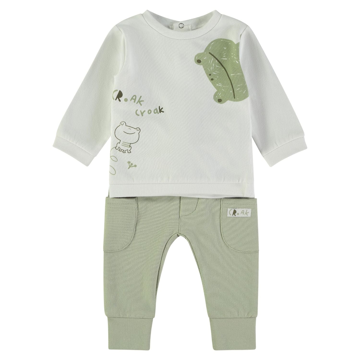 Wonderlife - Completo 2 Pezzi Felpa + Pantaloni Kaki