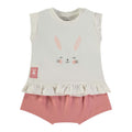 Wonderlife - Completo 2 Pezzi Maglietta + Pantaloncino Rosa