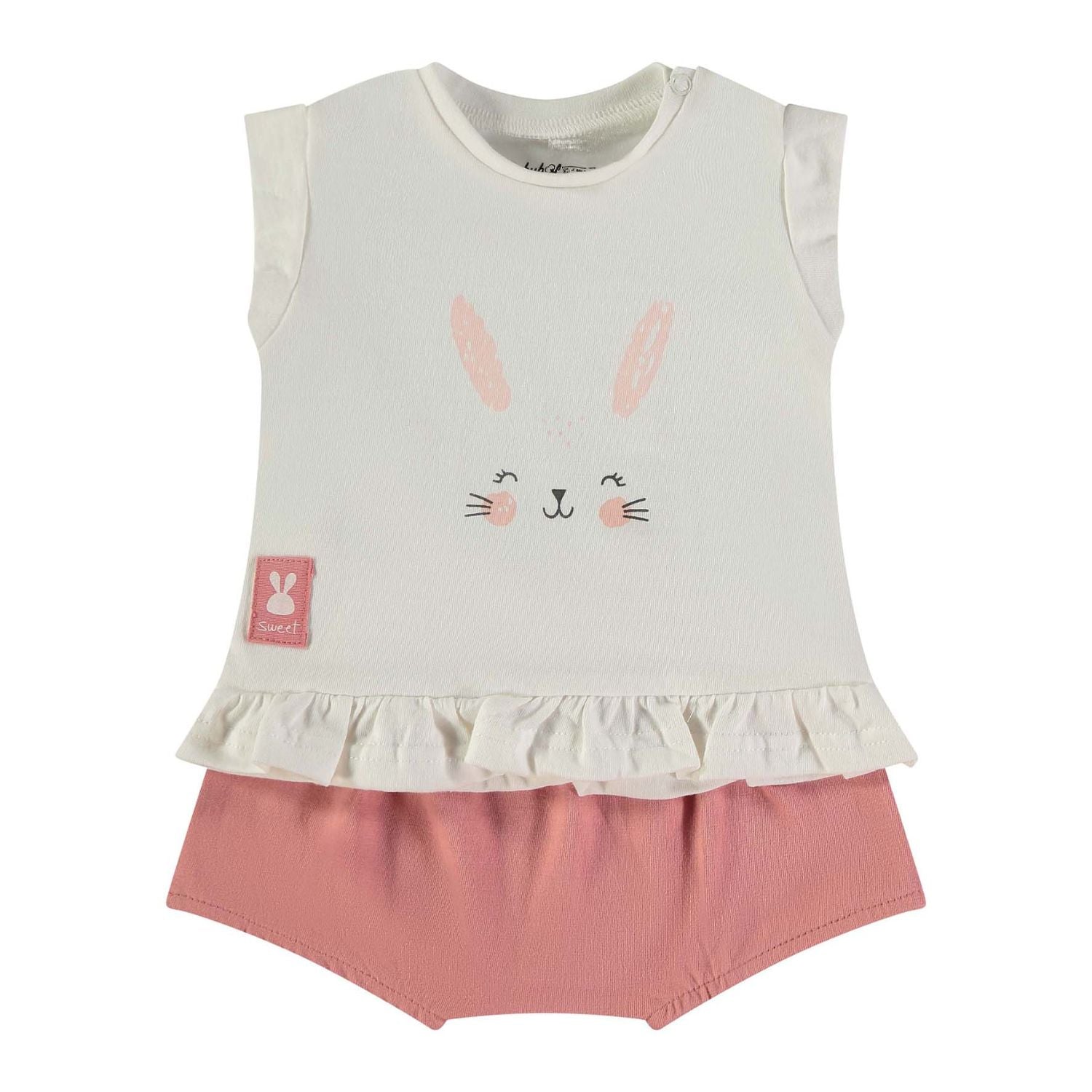 Wonderlife - Completo 2 Pezzi Maglietta + Pantaloncino Rosa