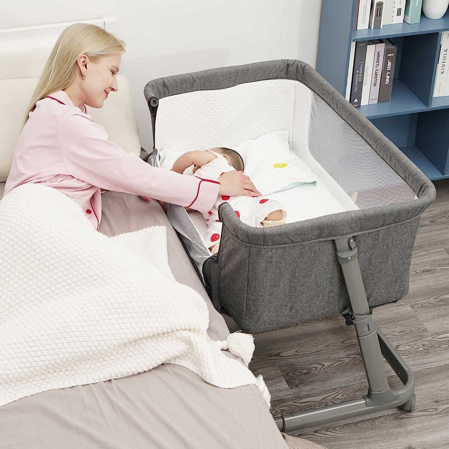 Wonderlife - Culla Co-Sleeping Nala Grey