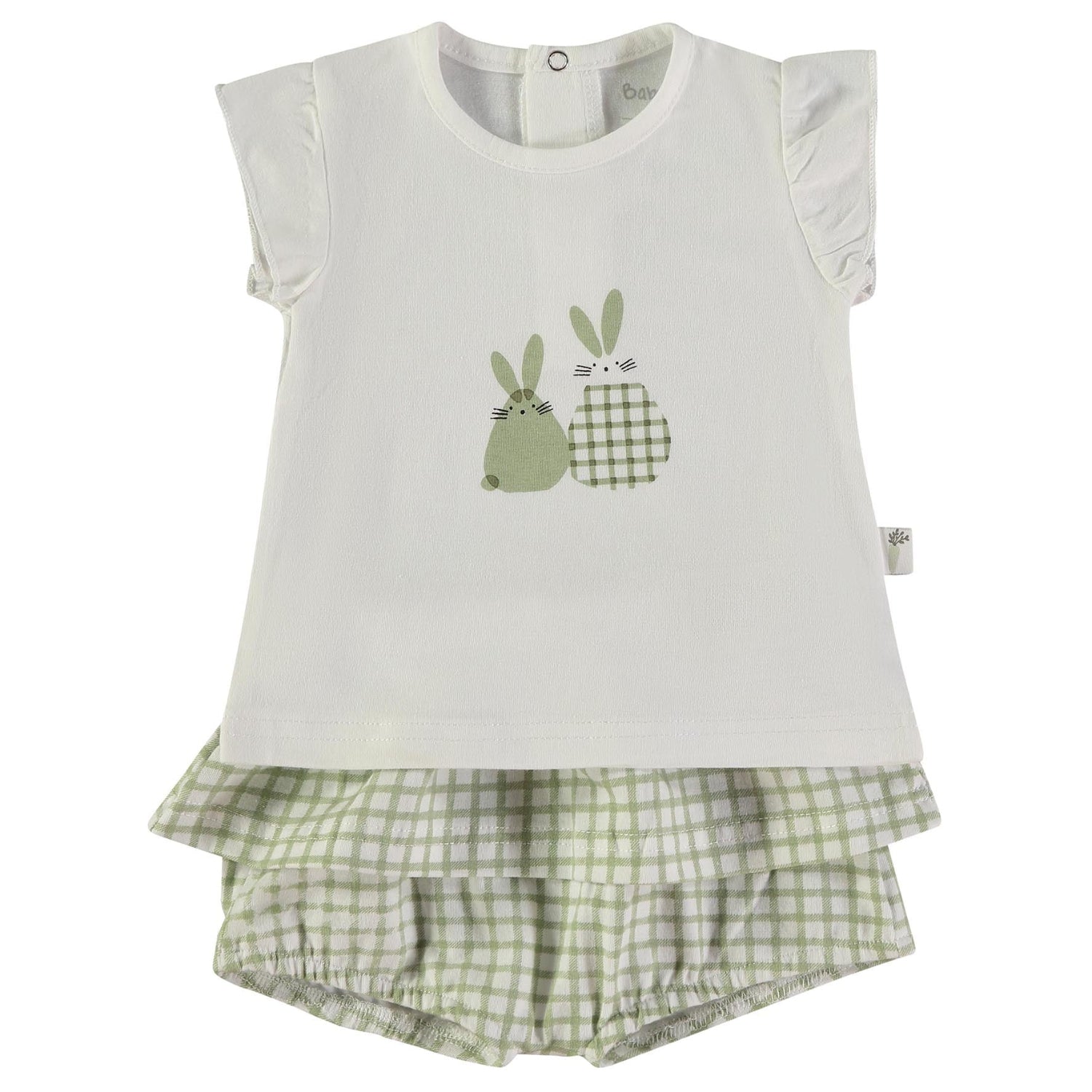 Wonderlife - Completo 2 Pezzi Maglietta + Pantaloni Corti Kaki