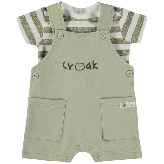 Wonderlife - Completo Con Bretelle Kaki